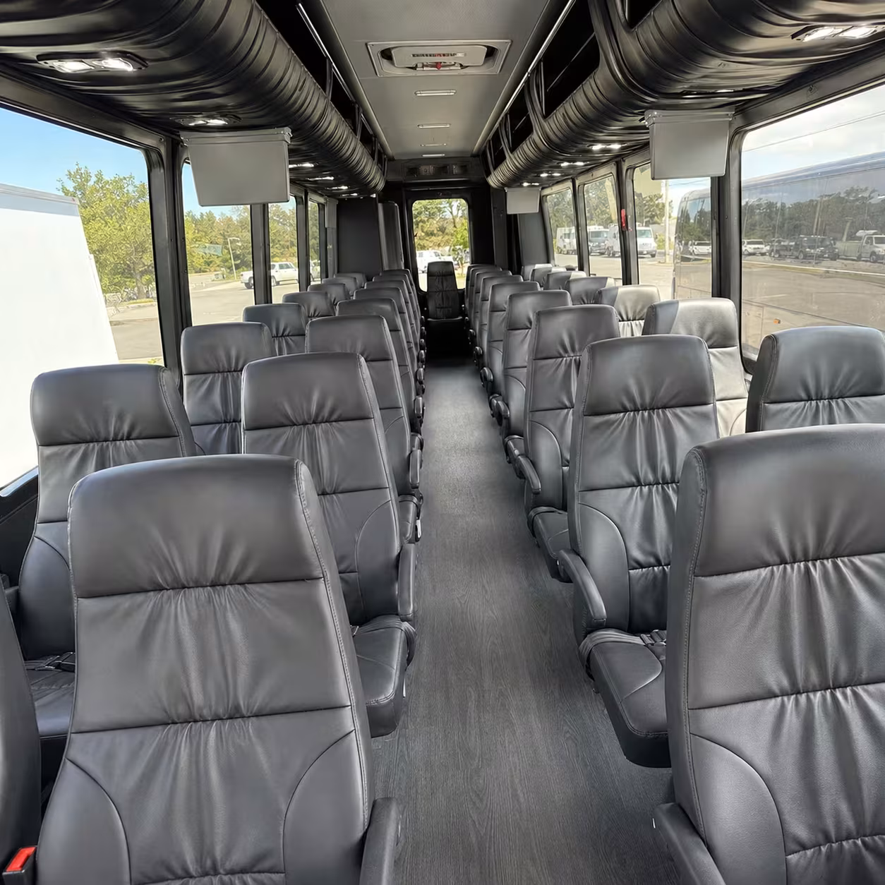 apple valley minibus rentals for off site employee parking