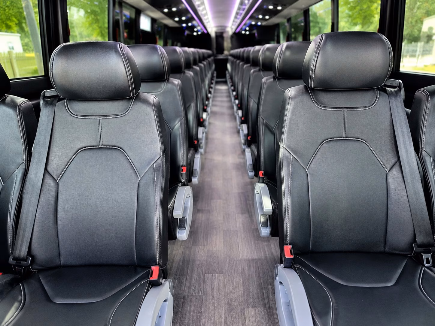 large scale government charter bus rentals near apple valley