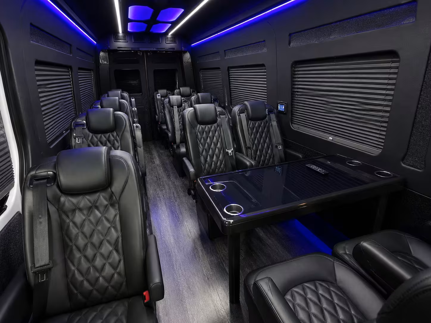 sprinter van with driver inside