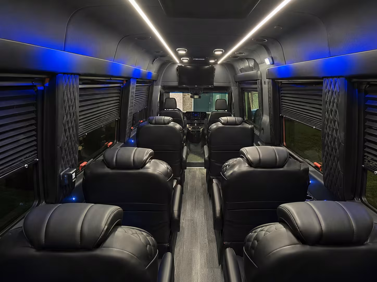 sprinter van with driver interior