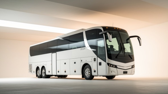 55 passenger charter bus apple valley
