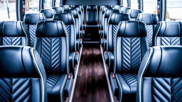 apple valley 15 passenger minibus inside