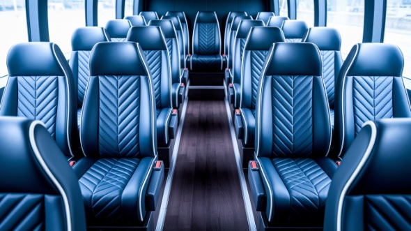 apple valley 25 passenger minibus inside
