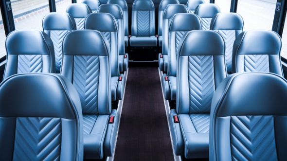 apple valley 30 passenger minibus inside