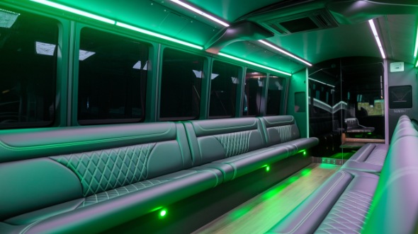 apple valley sprinter limo rental inside