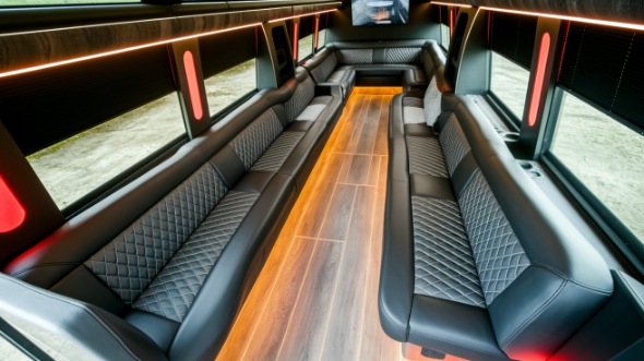party bus rental interior apple valley