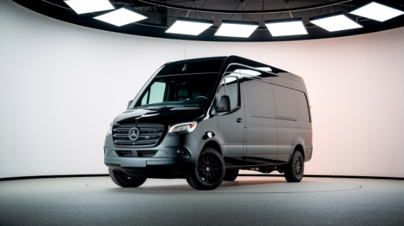 sprinter van with driver